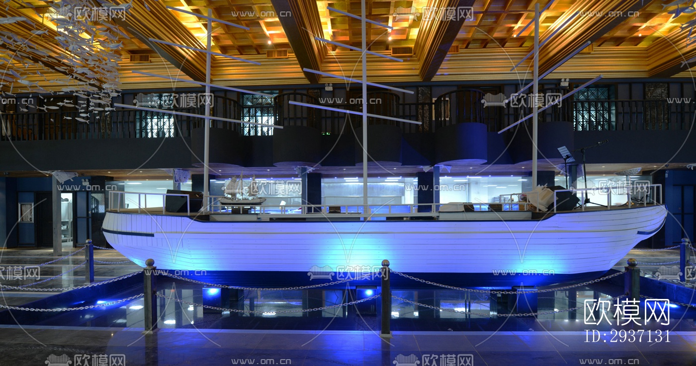 欧式西餐厅效果图下载（渲染图15）