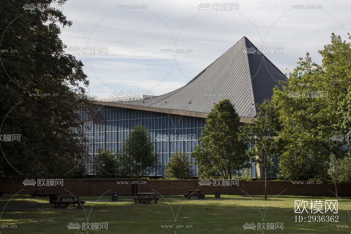 现代美术博物馆效果图下载（渲染图3）