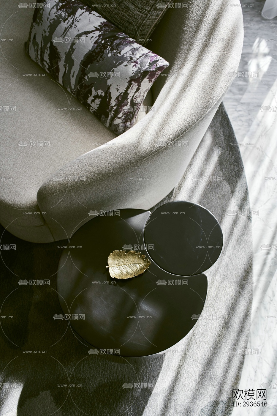 新中式商务大堂效果图下载（渲染图11）