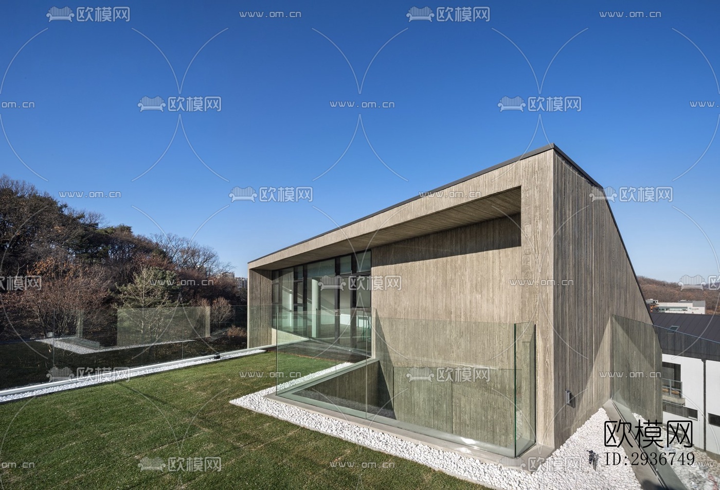 现代居住建筑效果图下载（渲染图11）