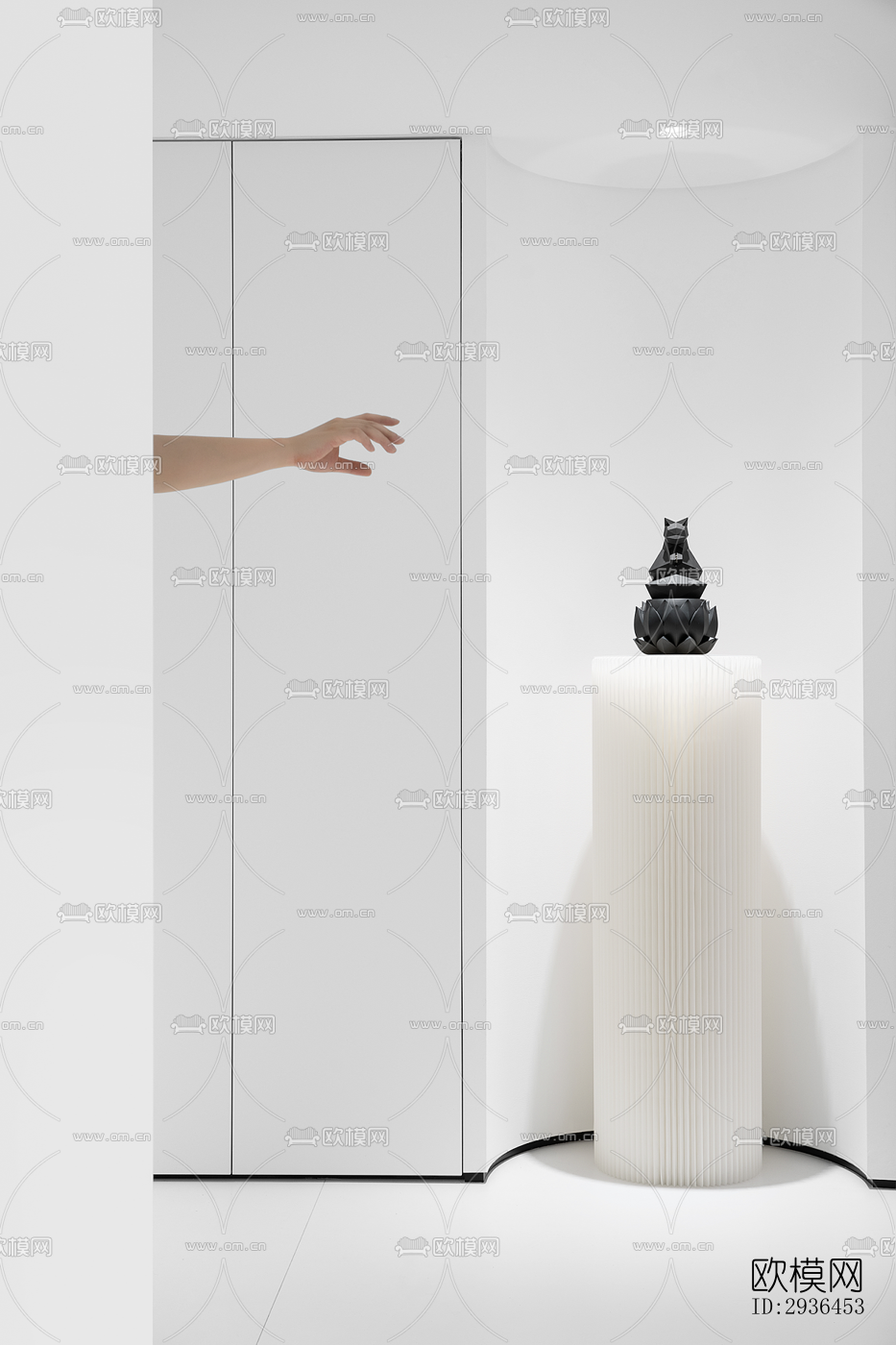 现代办公区效果图下载（渲染图20）