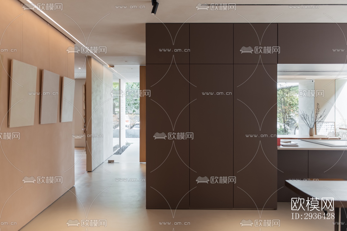 北欧办公区效果图下载（渲染图12）