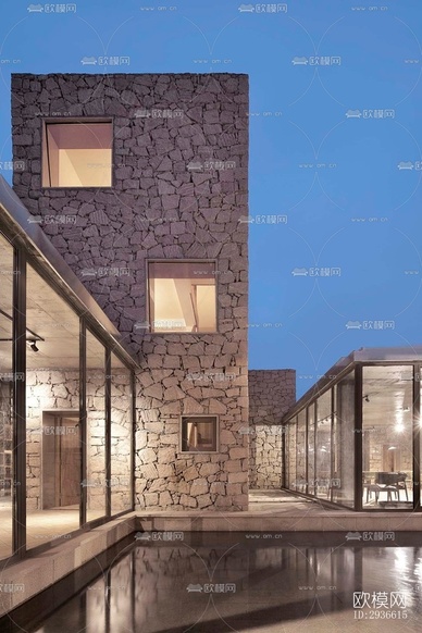 工业风居住建筑效果图下载(渲染图20)