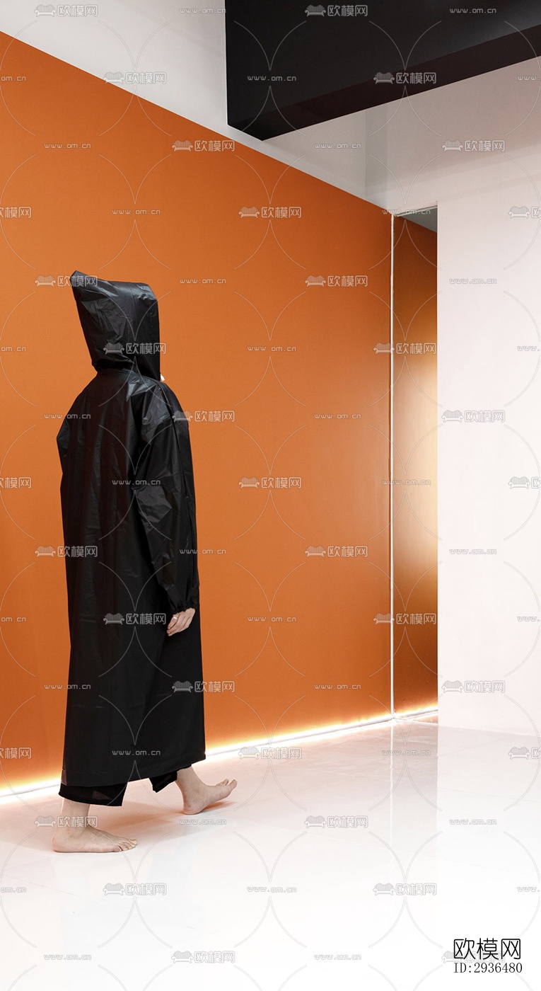 现代办公区效果图下载（渲染图14）