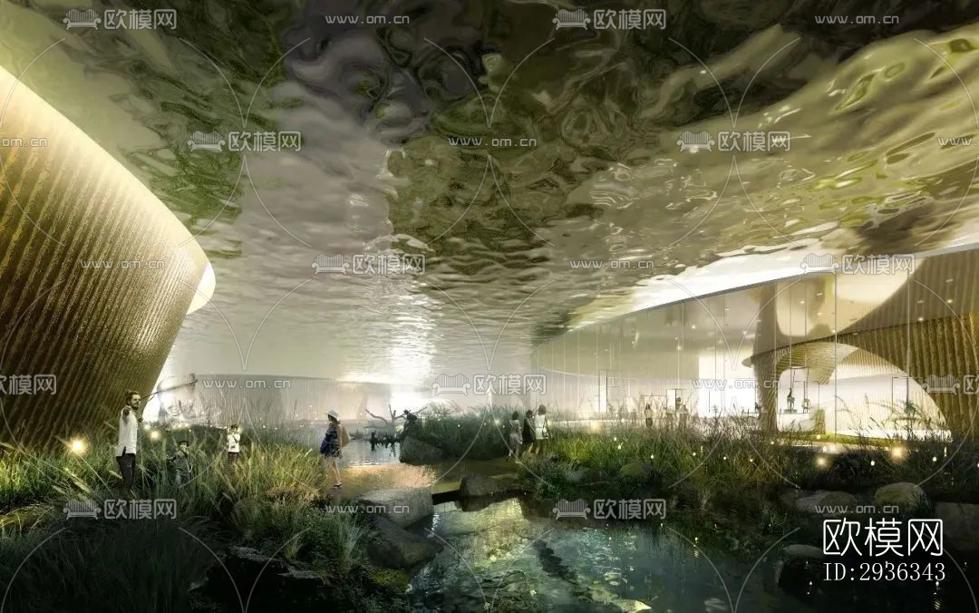 现代美术博物馆效果图下载（渲染图3）