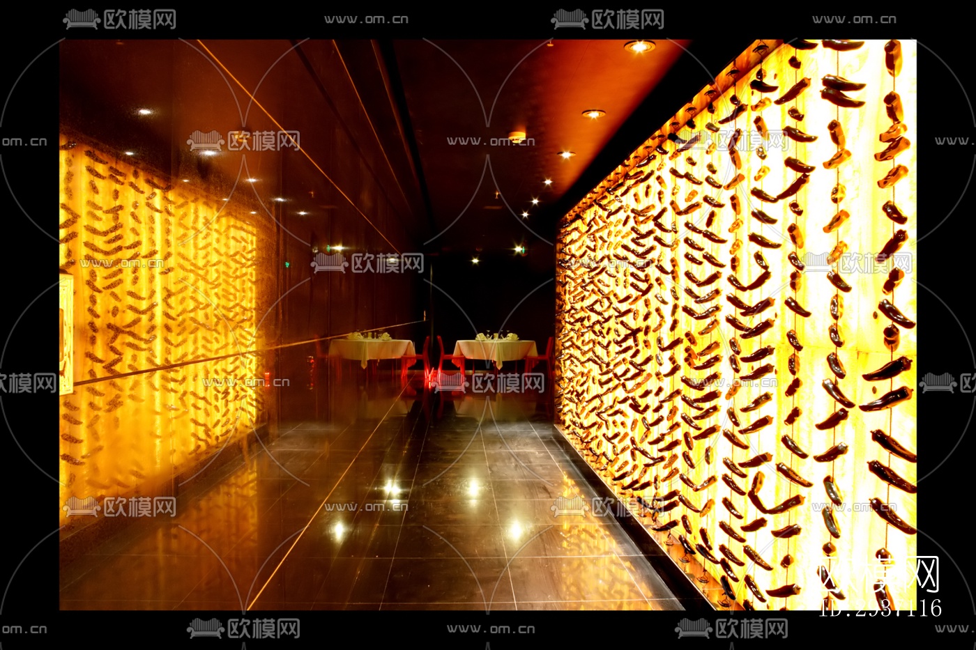 后现代西餐厅效果图下载（渲染图2）