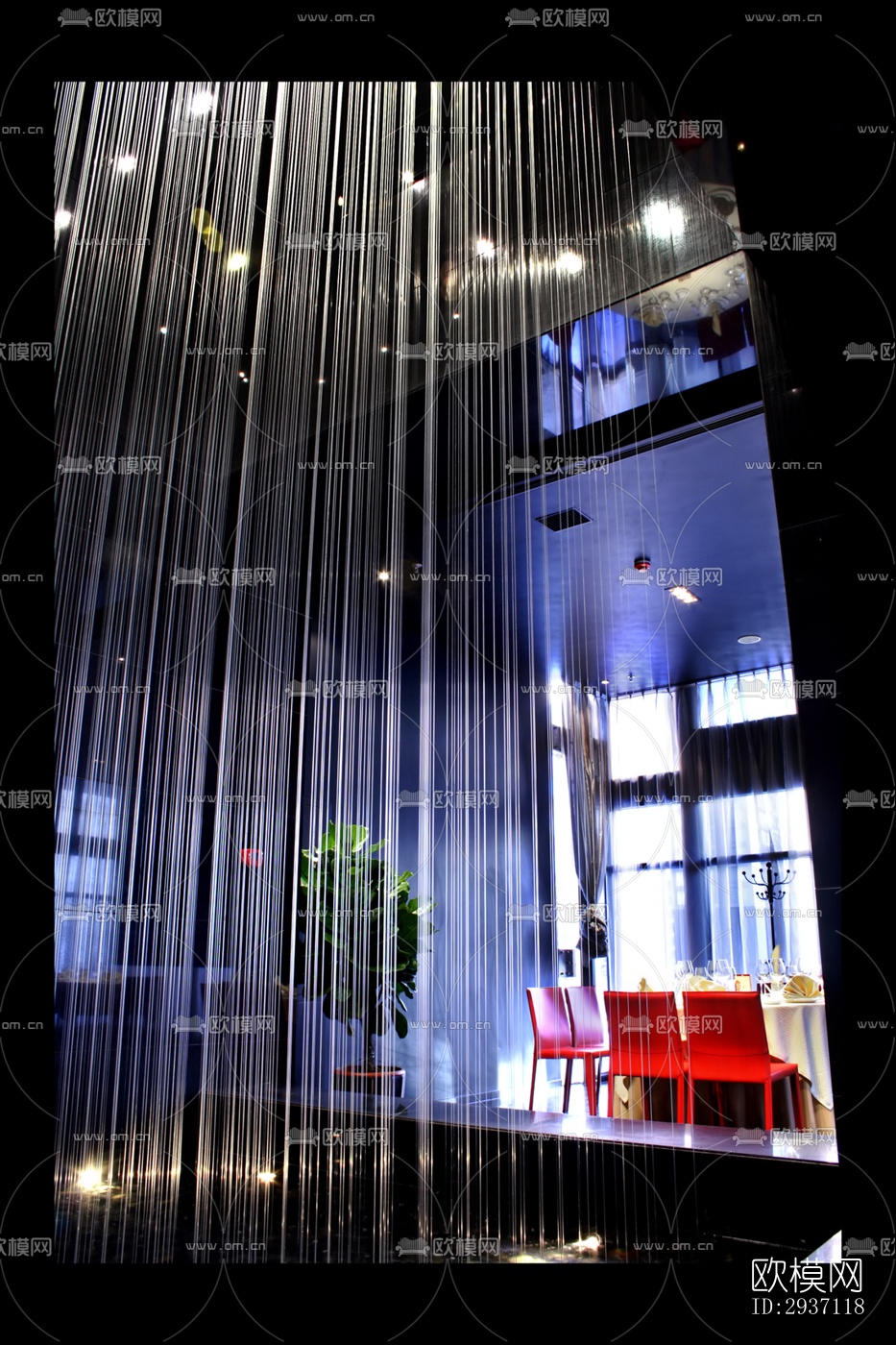 后现代西餐厅效果图下载（渲染图20）