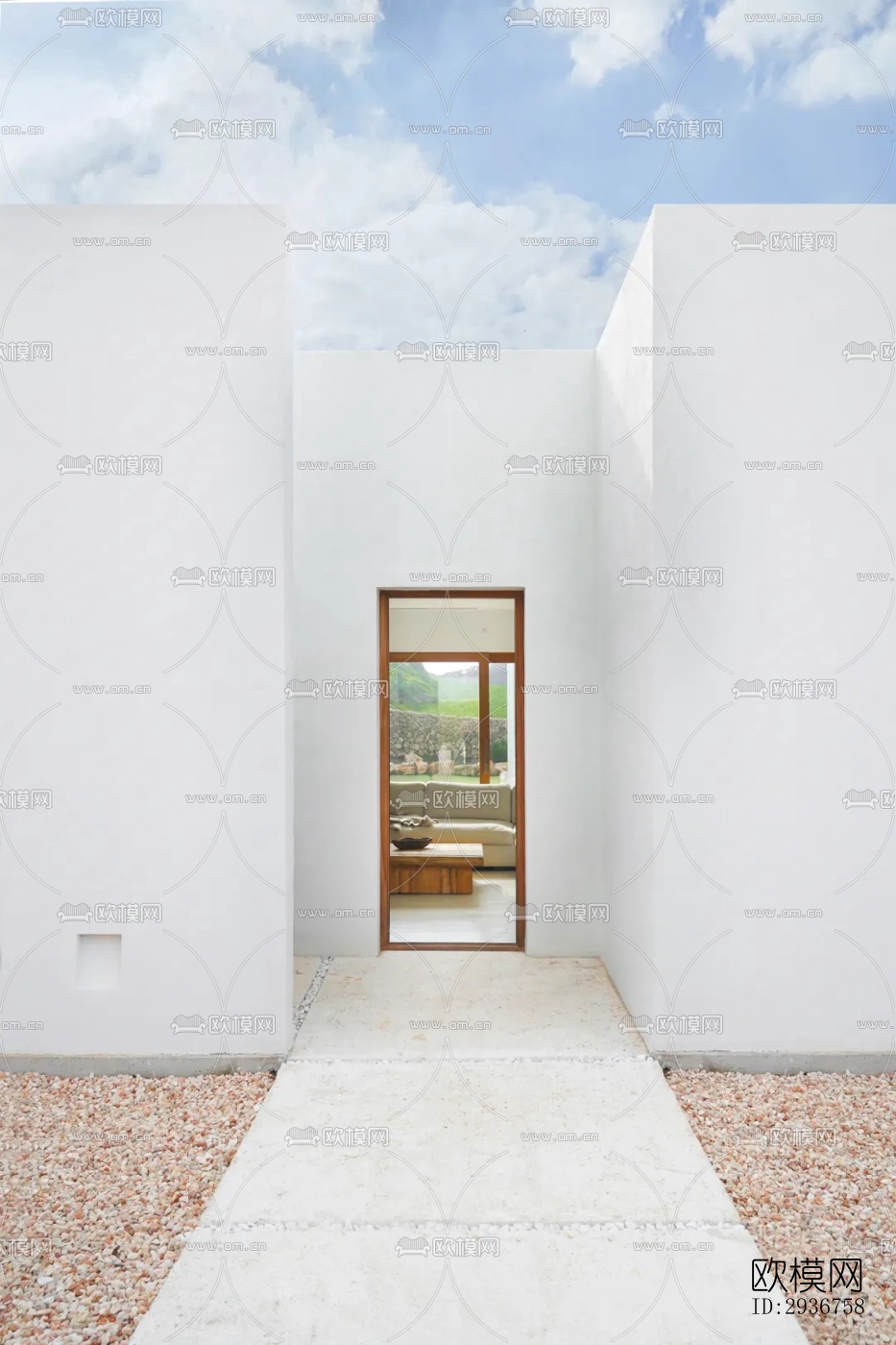 现代居住建筑效果图下载（渲染图15）