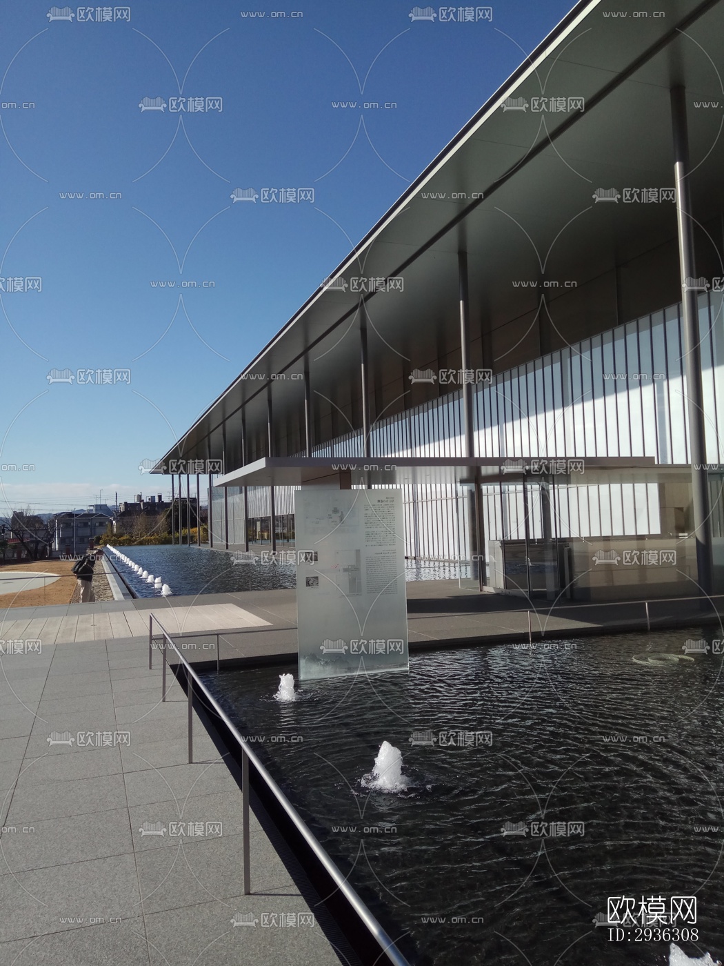 日式美术博物馆效果图下载（渲染图11）