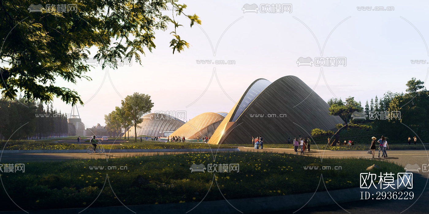 东南亚美术博物馆效果图下载（渲染图5）