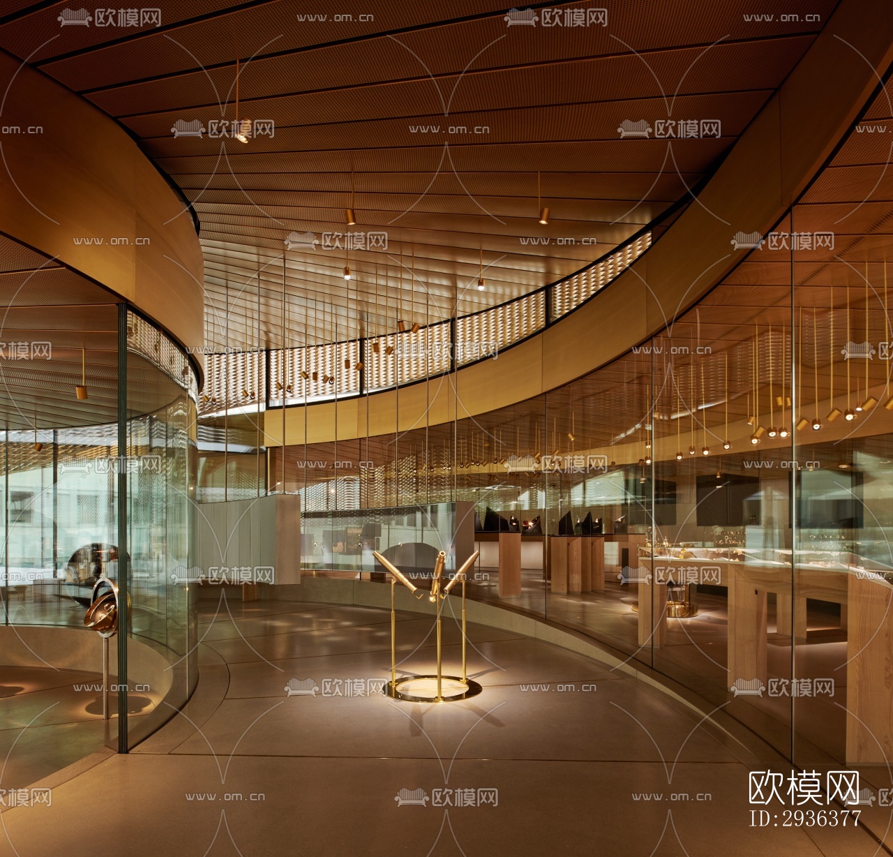 现代美术博物馆效果图下载（渲染图6）