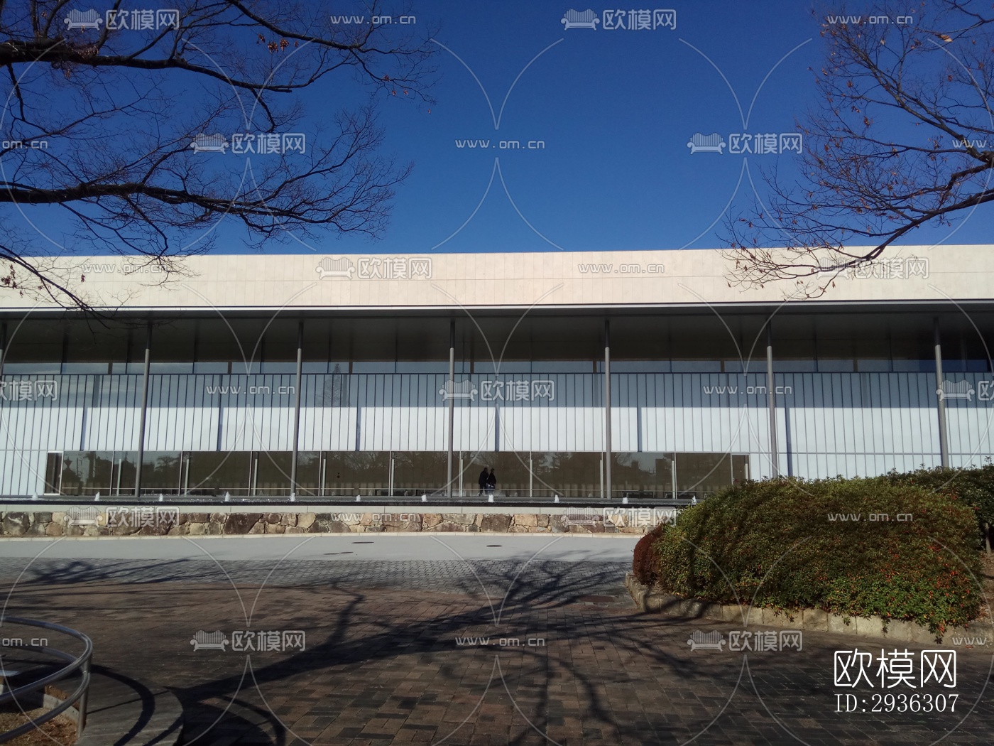 日式美术博物馆效果图下载（渲染图19）