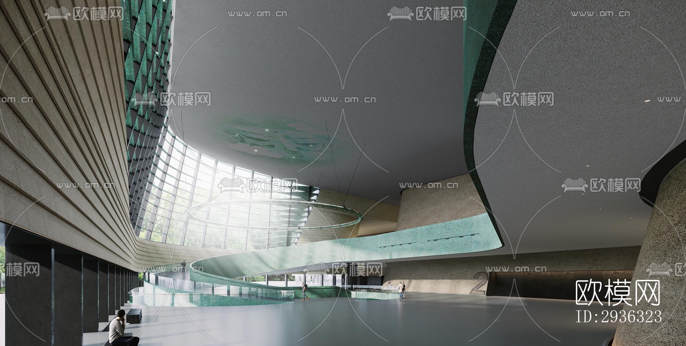 现代美术博物馆效果图下载（渲染图19）