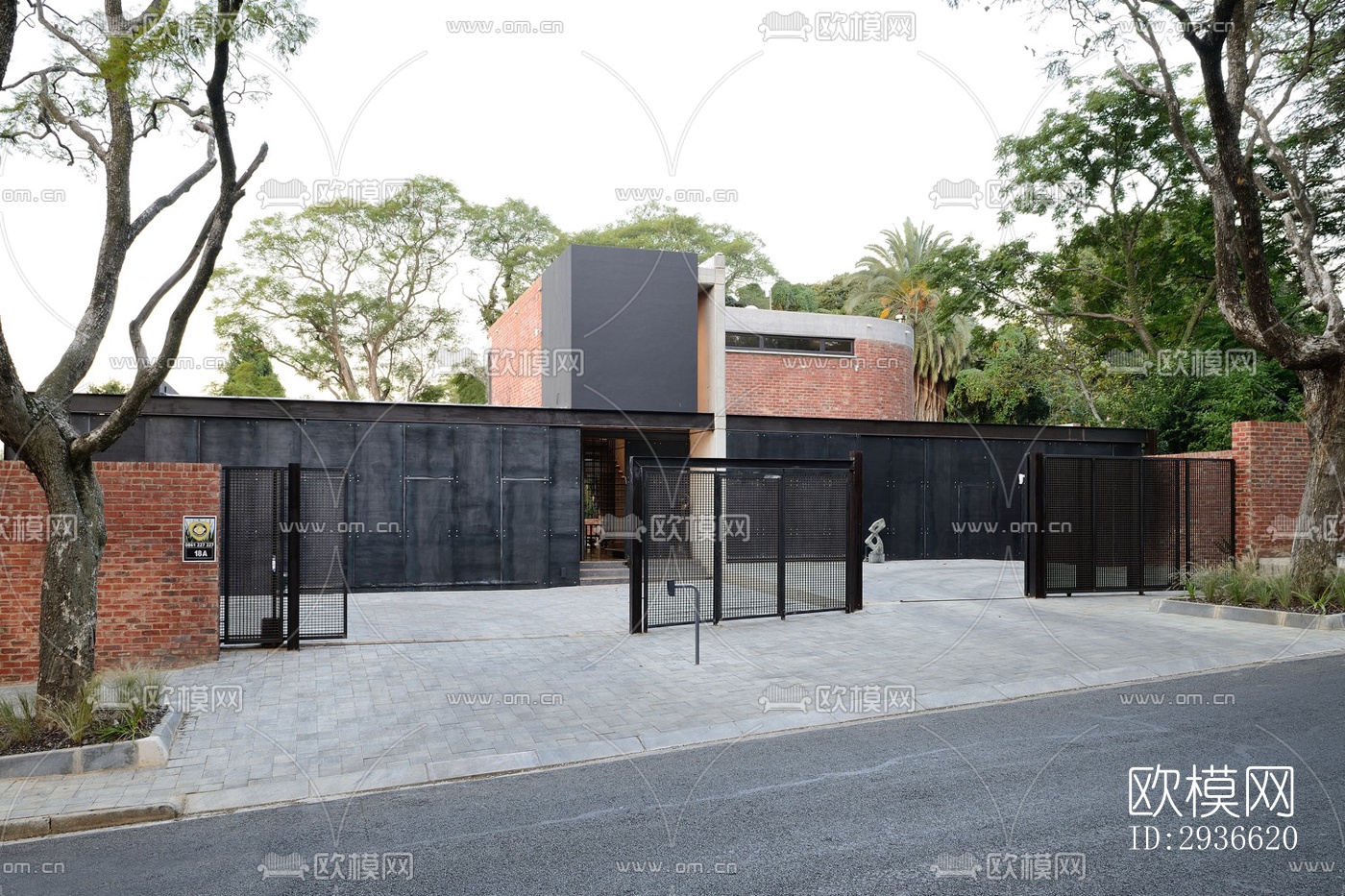 工业风居住建筑效果图下载（渲染图19）