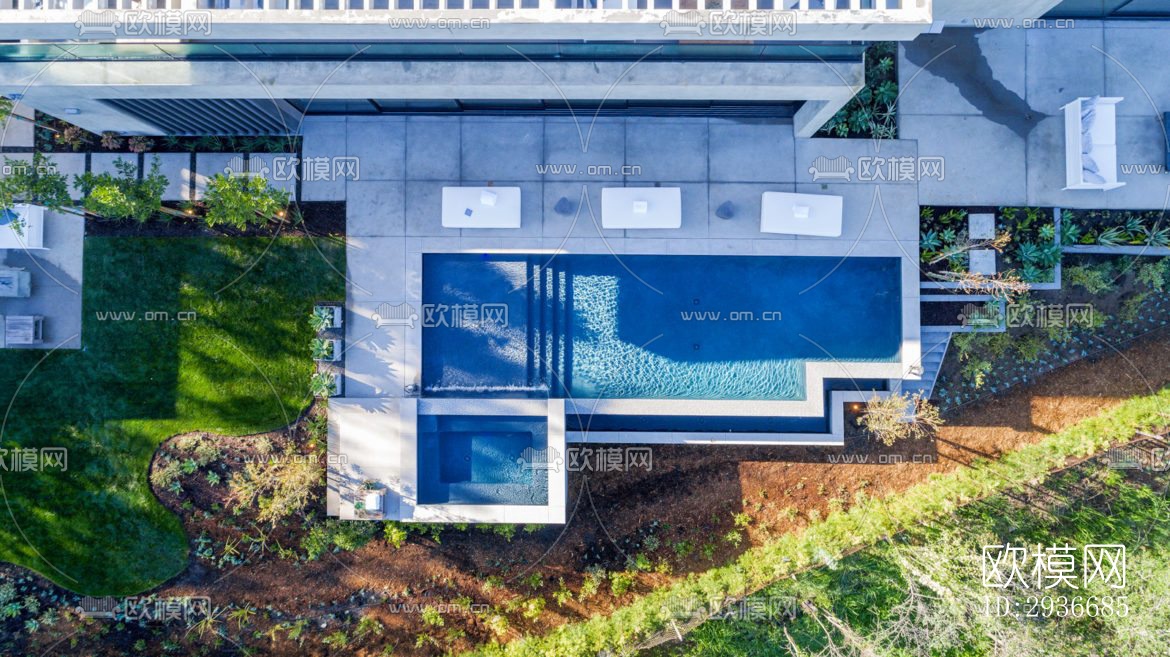 现代居住建筑效果图下载（渲染图6）