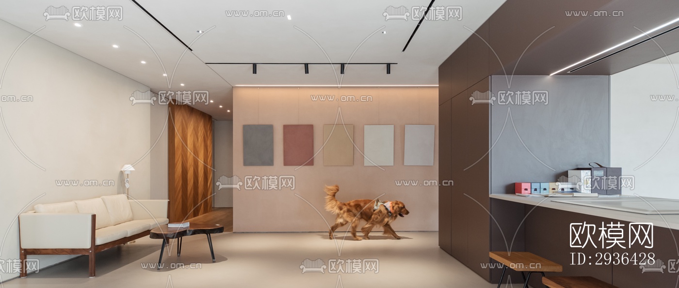 北欧办公区效果图下载（渲染图15）