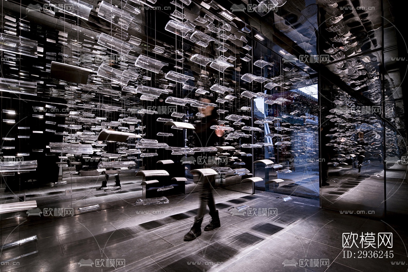 中式美术博物馆效果图下载（渲染图18）