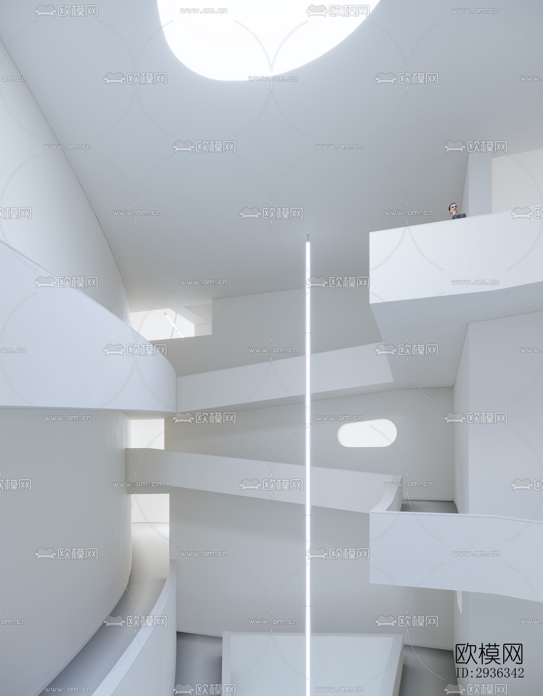 现代美术博物馆效果图下载（渲染图6）