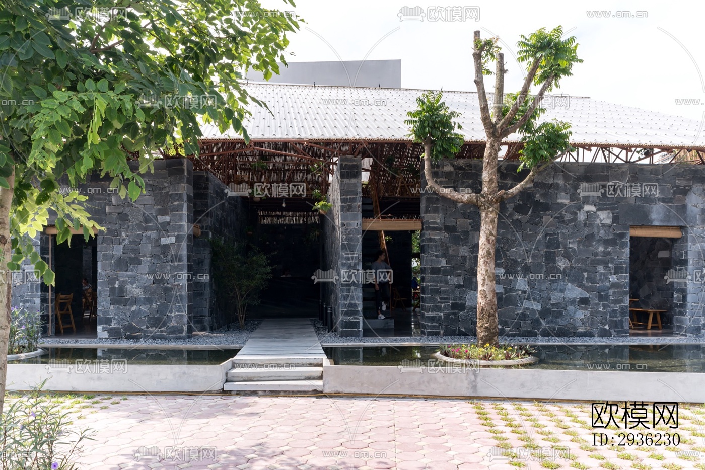 东南亚美术博物馆效果图下载（渲染图1）