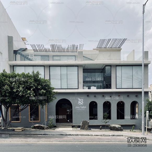 侘寂咖啡奶茶效果圖下載(渲染圖6)