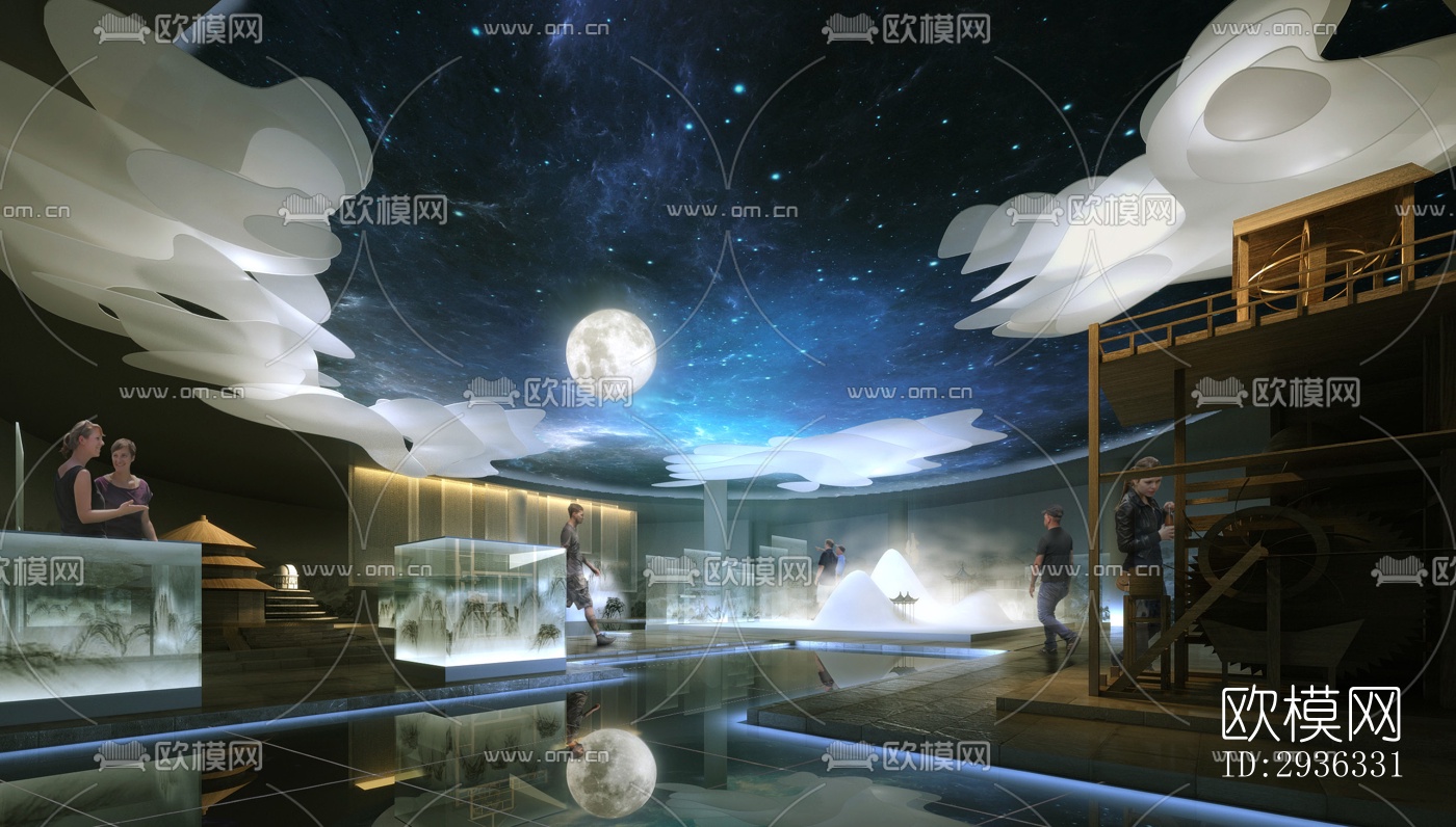 现代美术博物馆效果图下载（渲染图6）