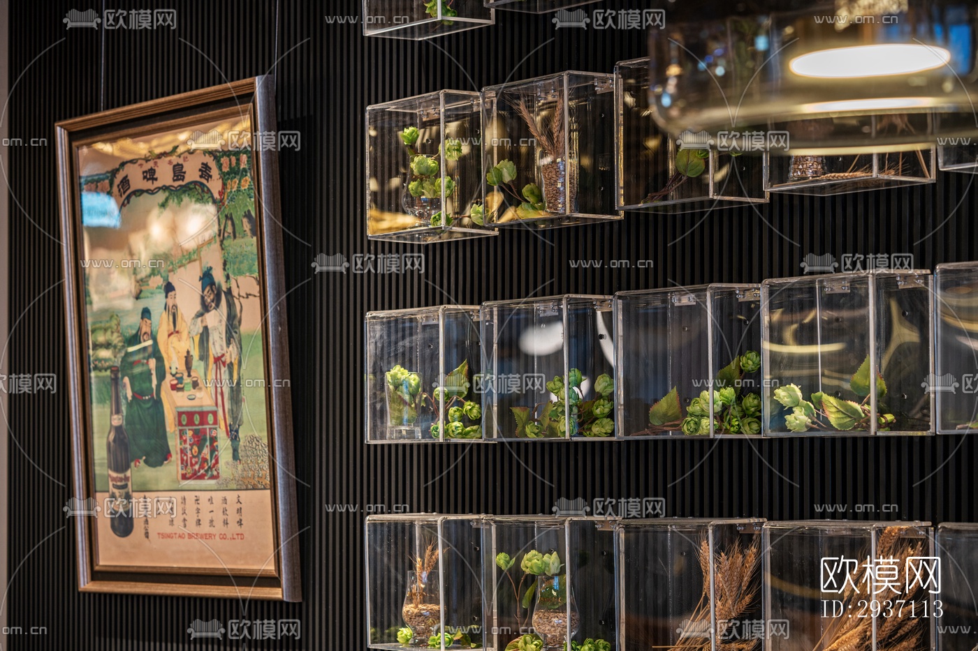 后现代西餐厅效果图下载（渲染图13）