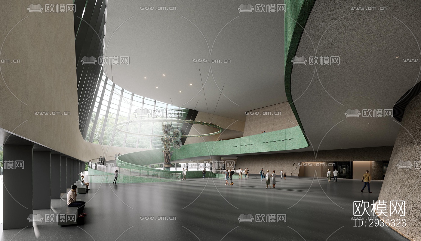 现代美术博物馆效果图下载（渲染图5）