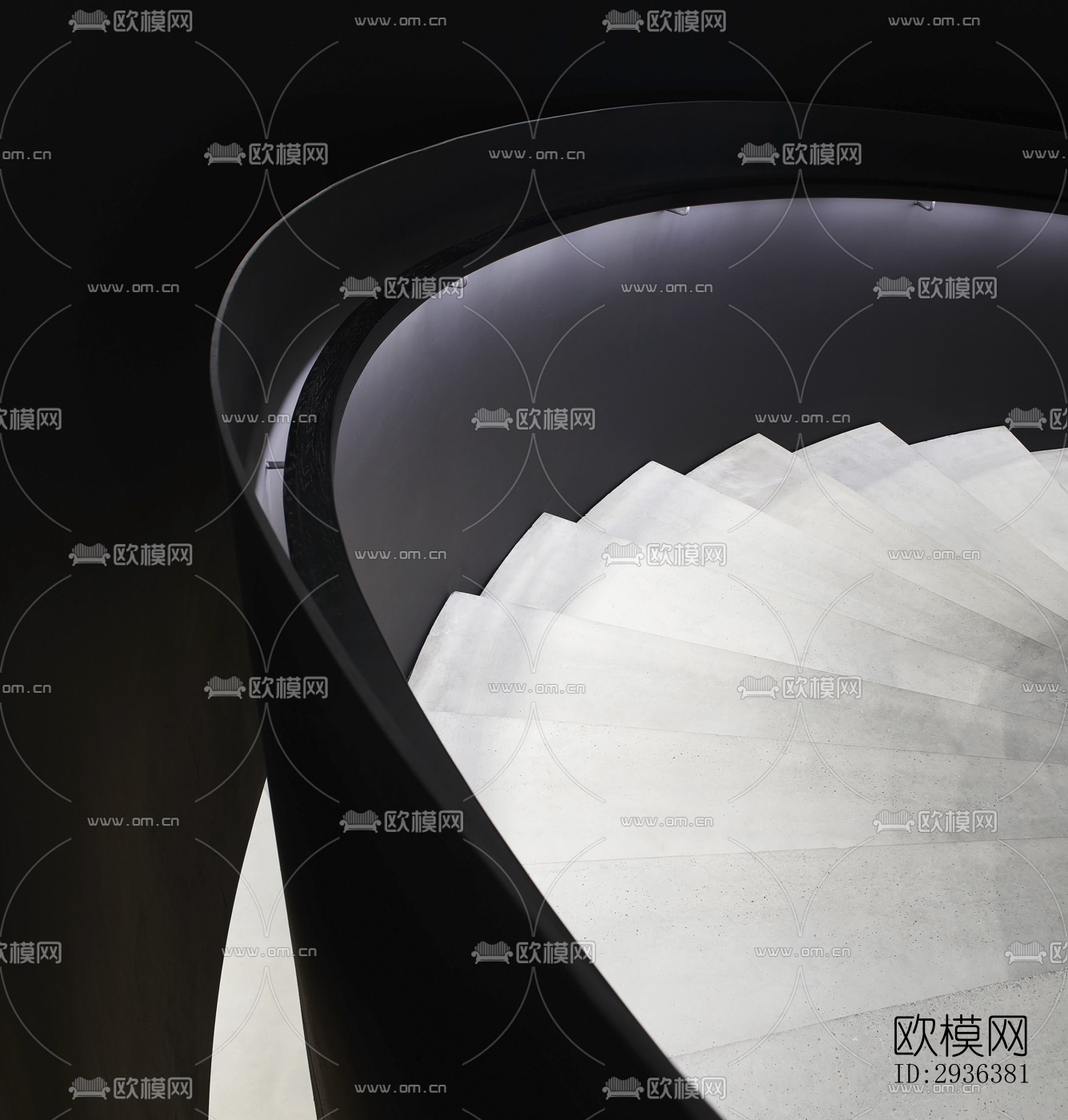 高级灰美术博物馆效果图下载（渲染图7）