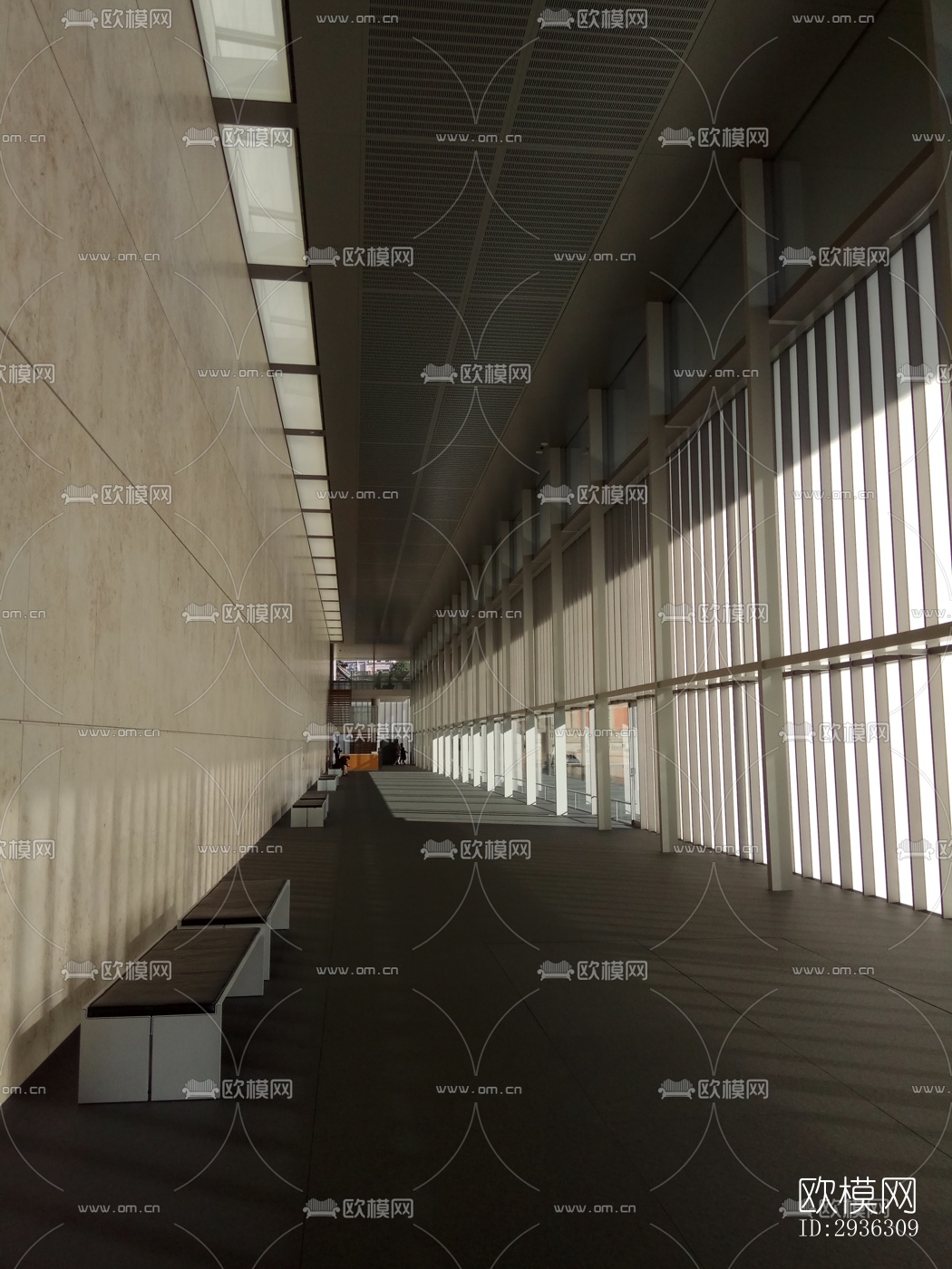 日式美术博物馆效果图下载（渲染图17）