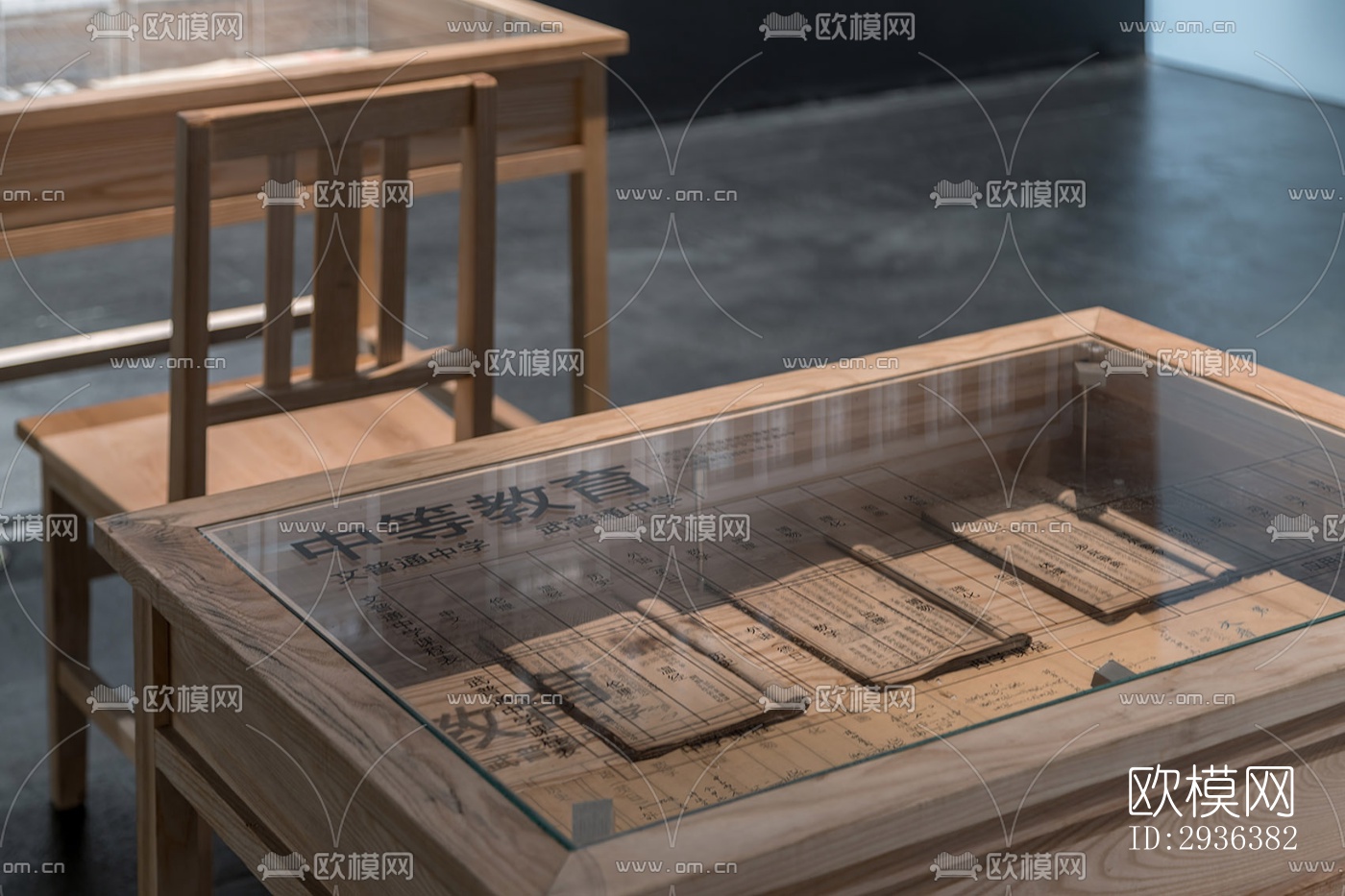 高级灰美术博物馆效果图下载（渲染图10）