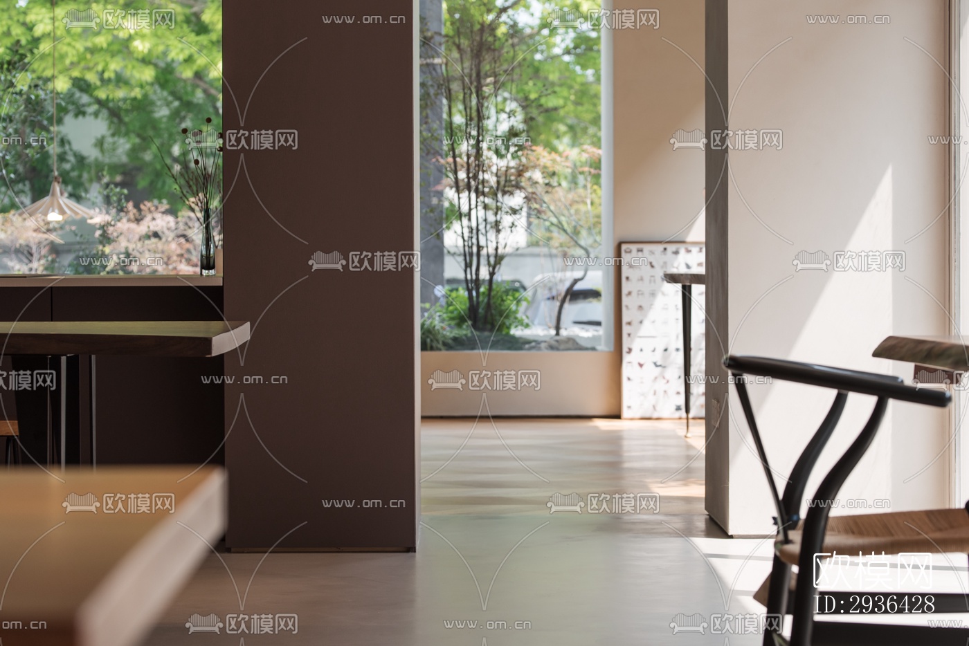 北欧办公区效果图下载（渲染图9）