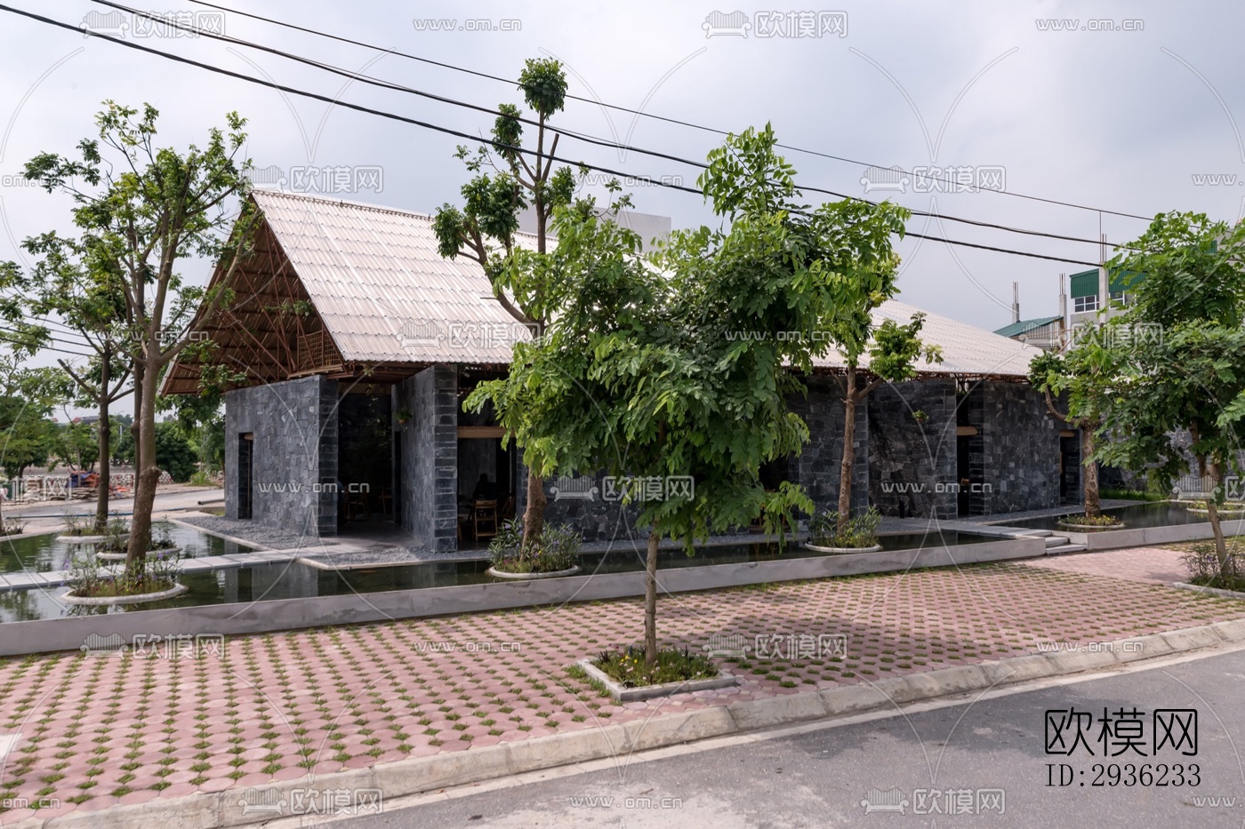 东南亚美术博物馆效果图下载（渲染图15）