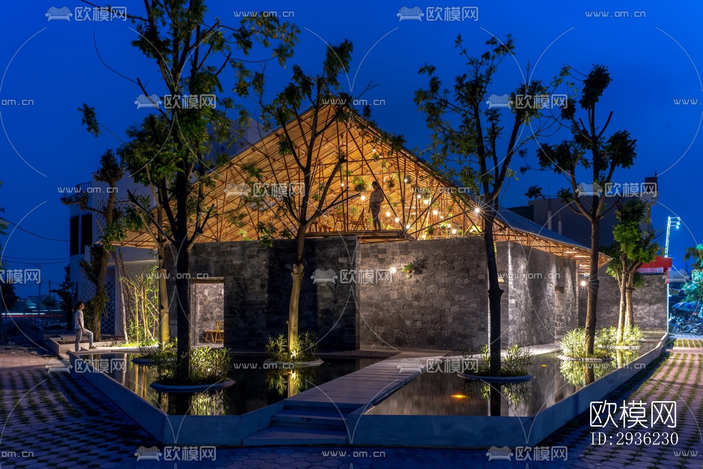 东南亚美术博物馆效果图下载（渲染图5）