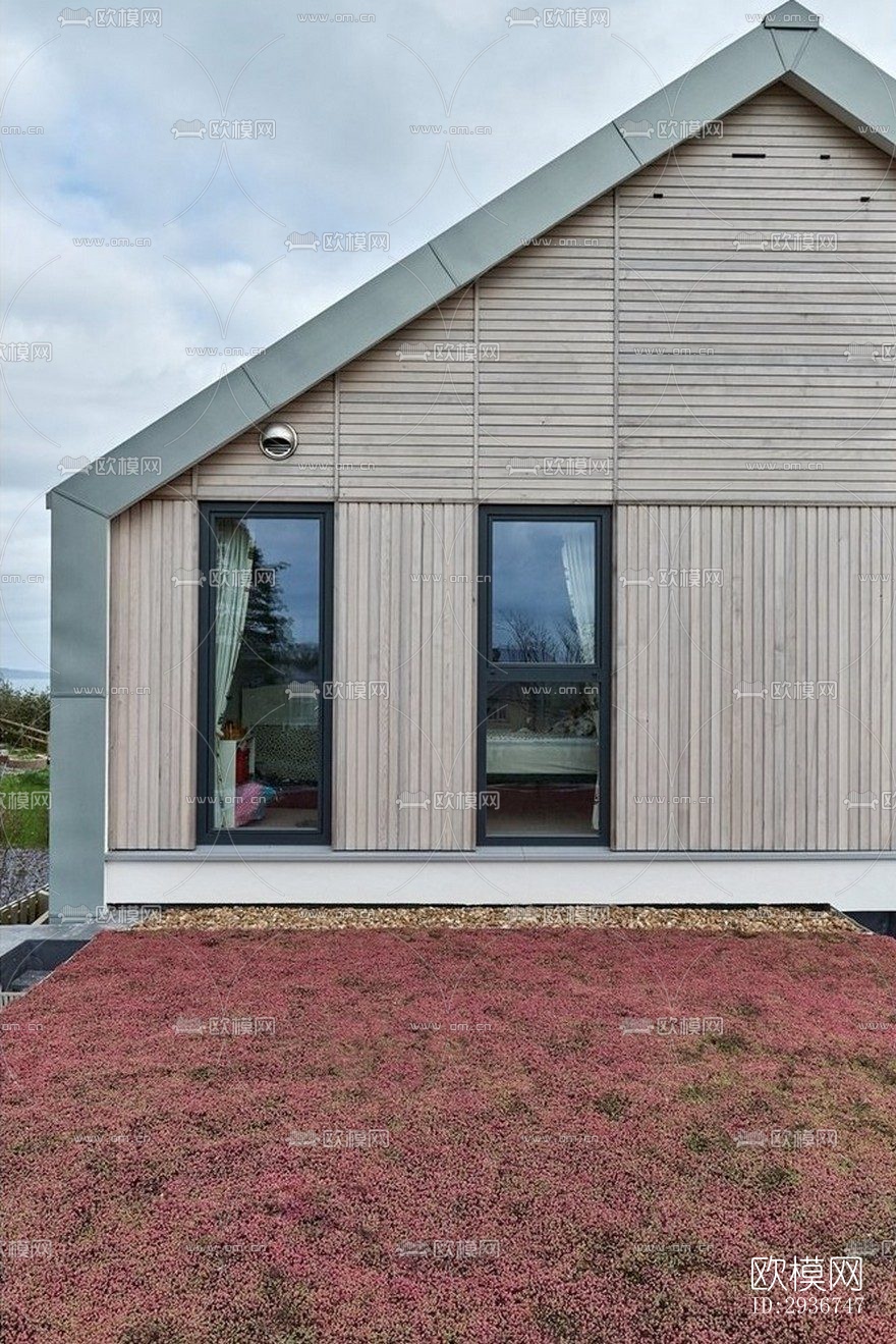 现代居住建筑效果图下载（渲染图12）