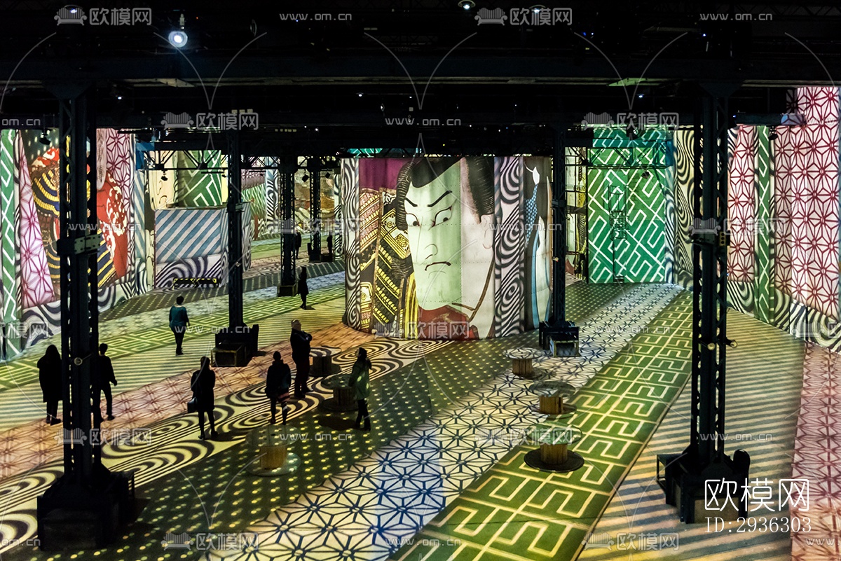 日式美术博物馆效果图下载（渲染图14）