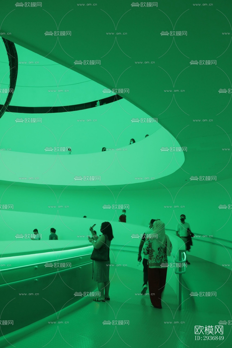 现代文体建筑效果图下载（渲染图7）