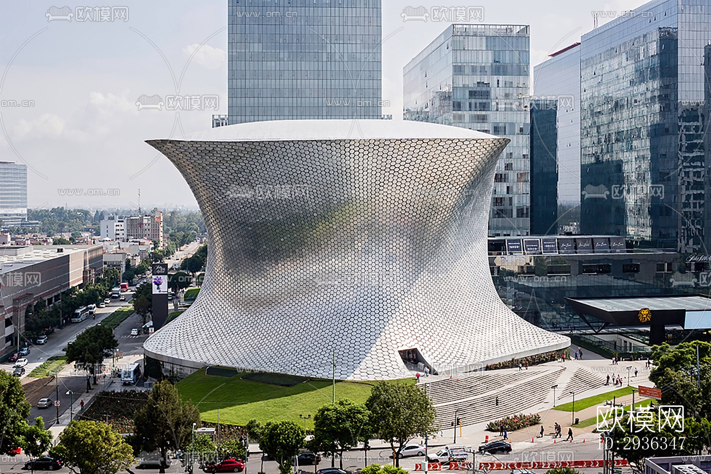 现代美术博物馆效果图下载（渲染图9）