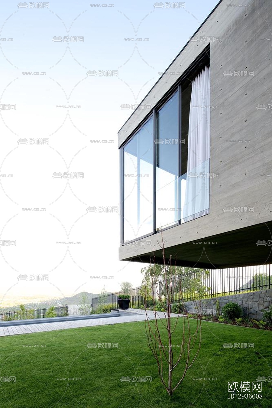 工业风居住建筑效果图下载（渲染图7）