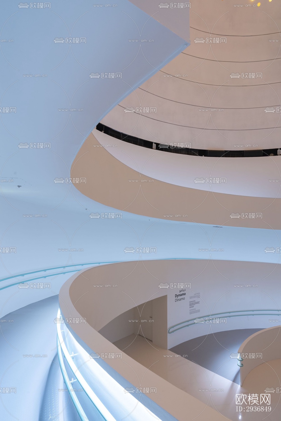 现代文体建筑效果图下载（渲染图3）