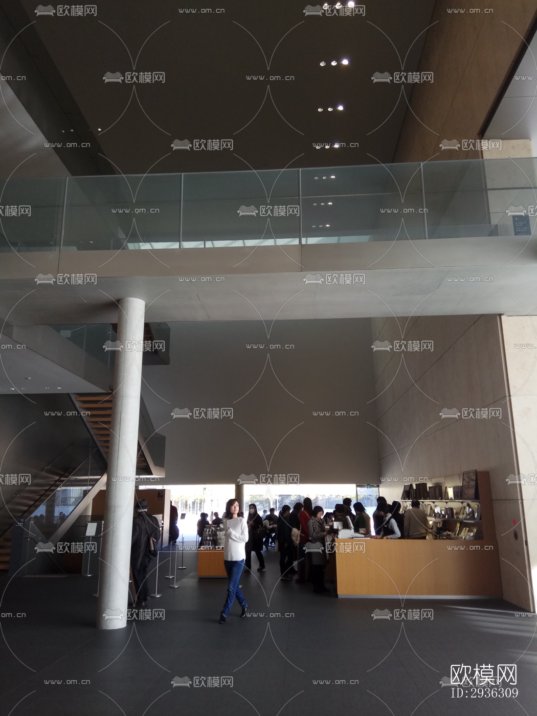 日式美术博物馆效果图下载（渲染图10）