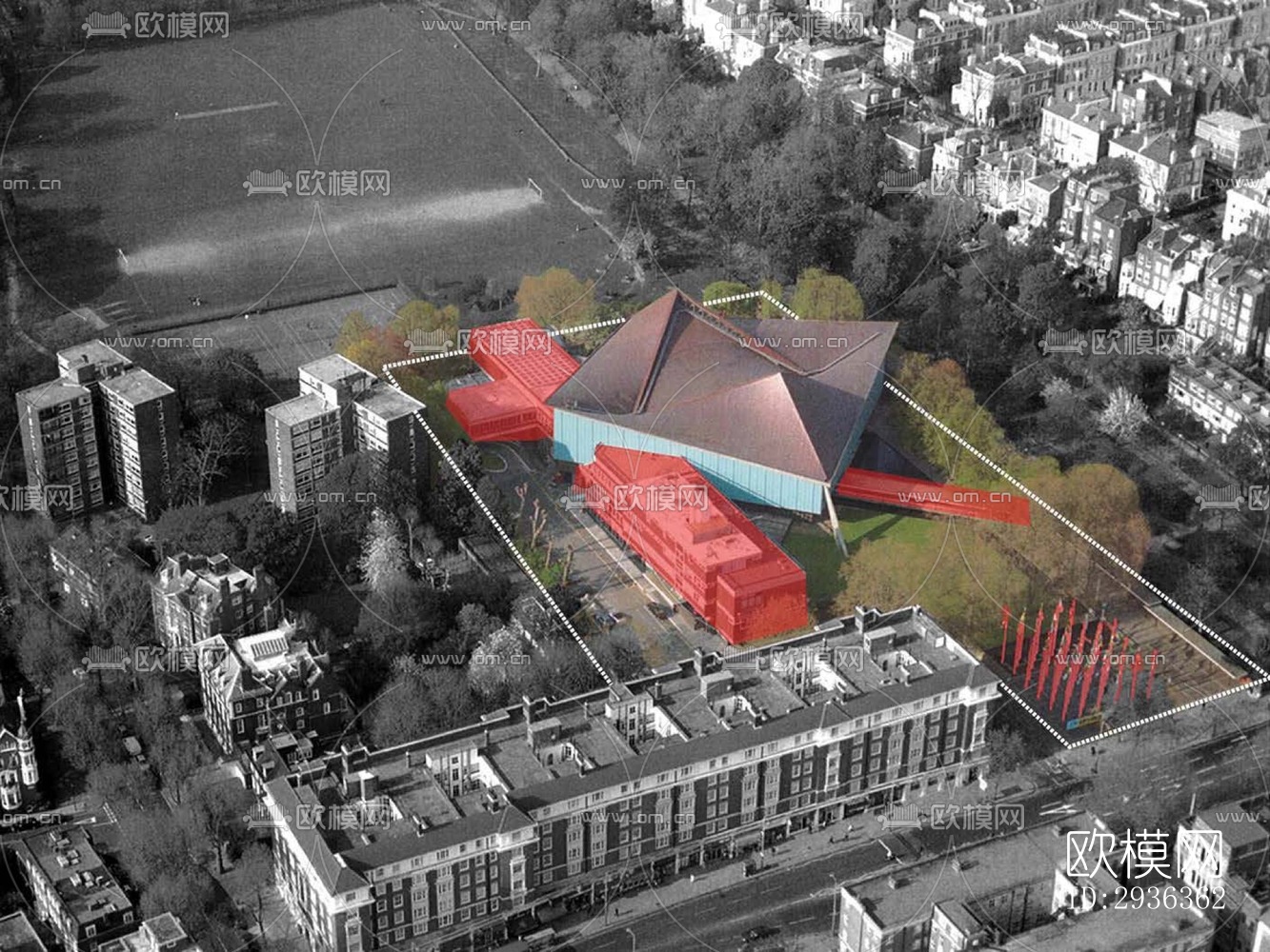 现代美术博物馆效果图下载（渲染图20）