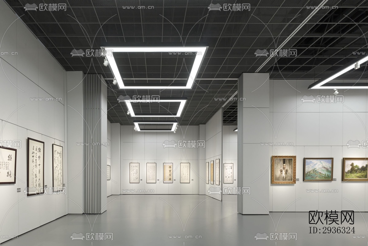 现代美术博物馆效果图下载（渲染图6）