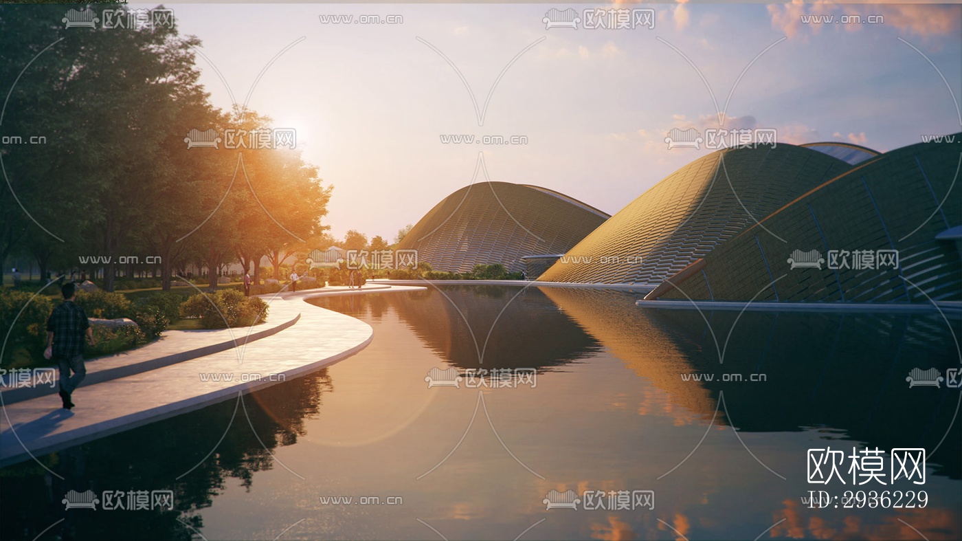 东南亚美术博物馆效果图下载（渲染图11）