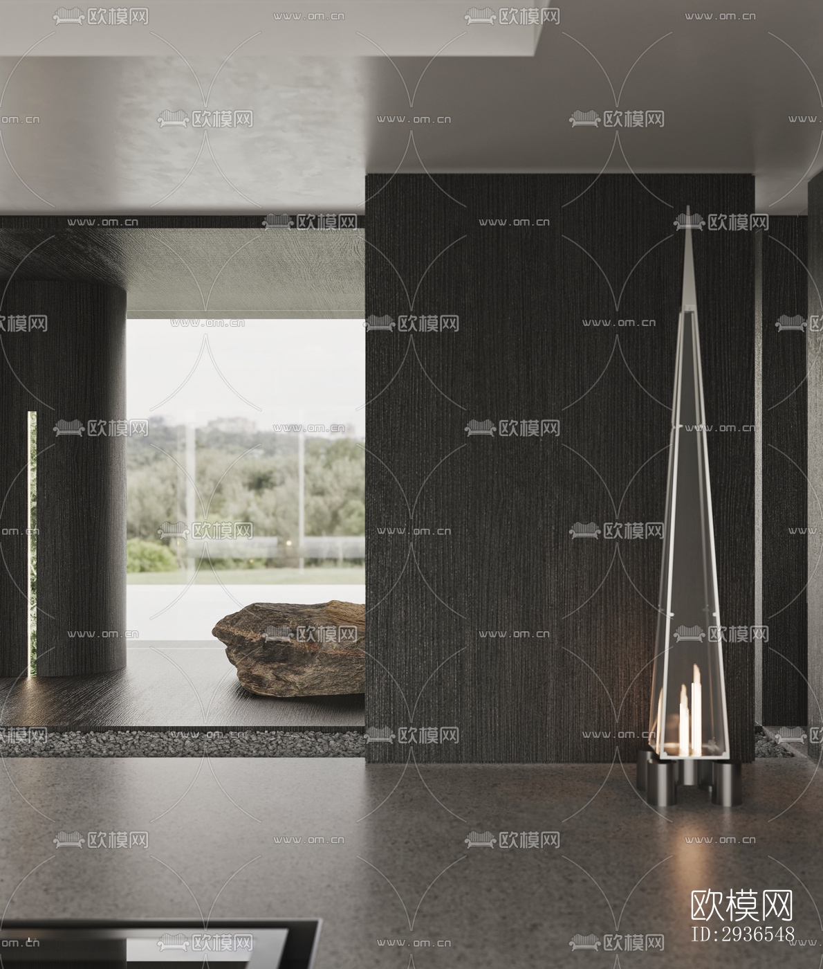 现代商务大堂效果图下载（渲染图20）