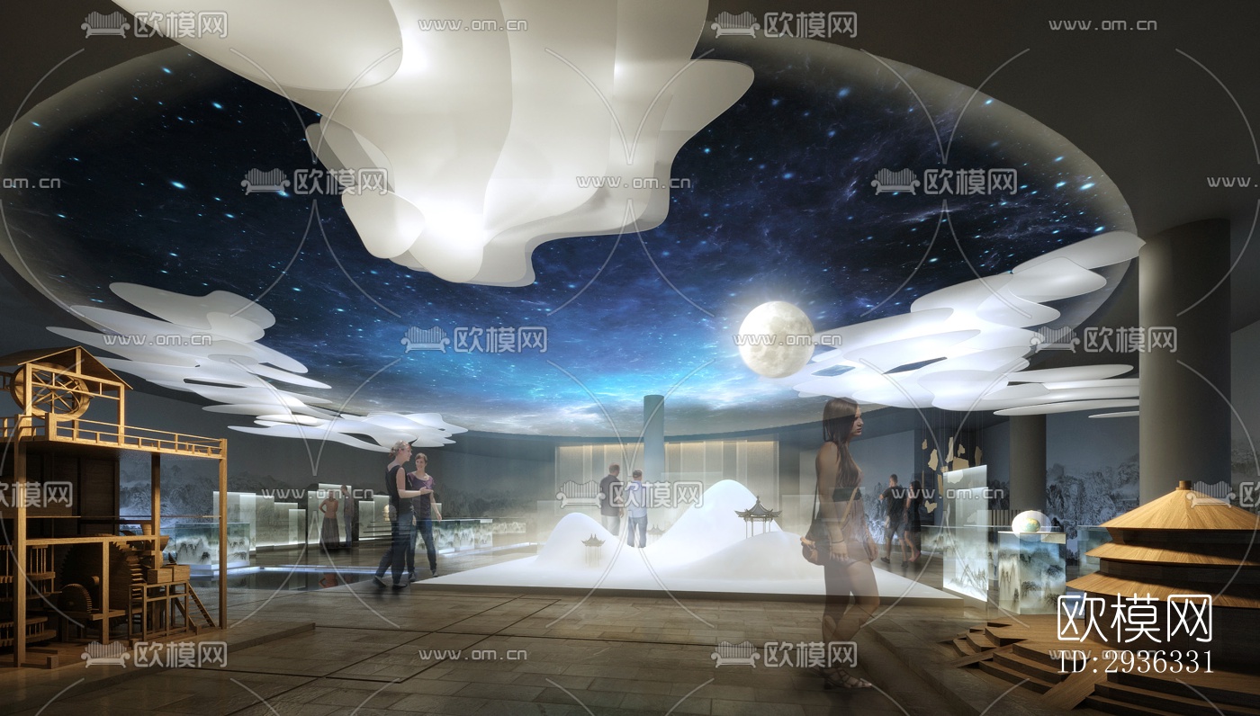 现代美术博物馆效果图下载（渲染图5）