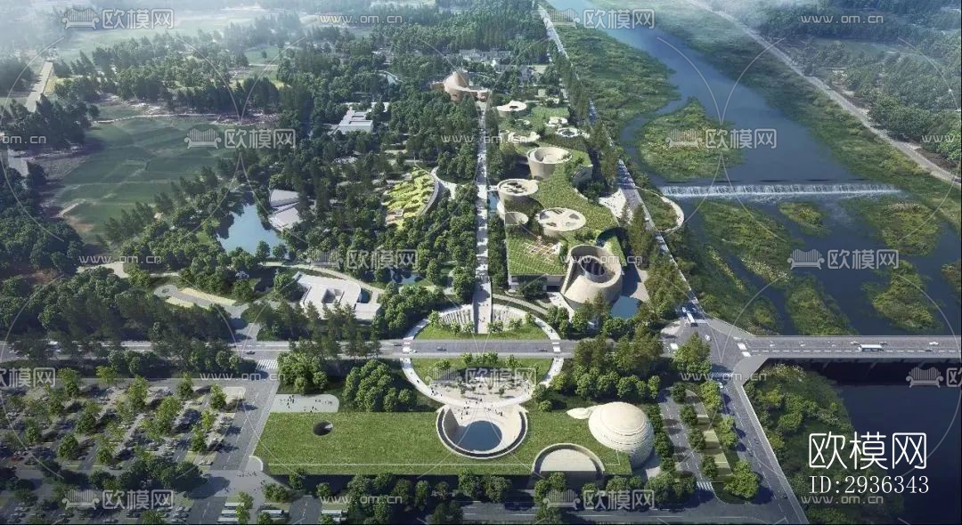 现代美术博物馆效果图下载（渲染图5）