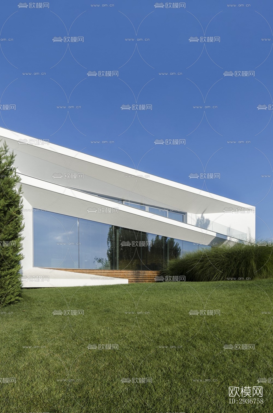 现代居住建筑效果图下载（渲染图11）