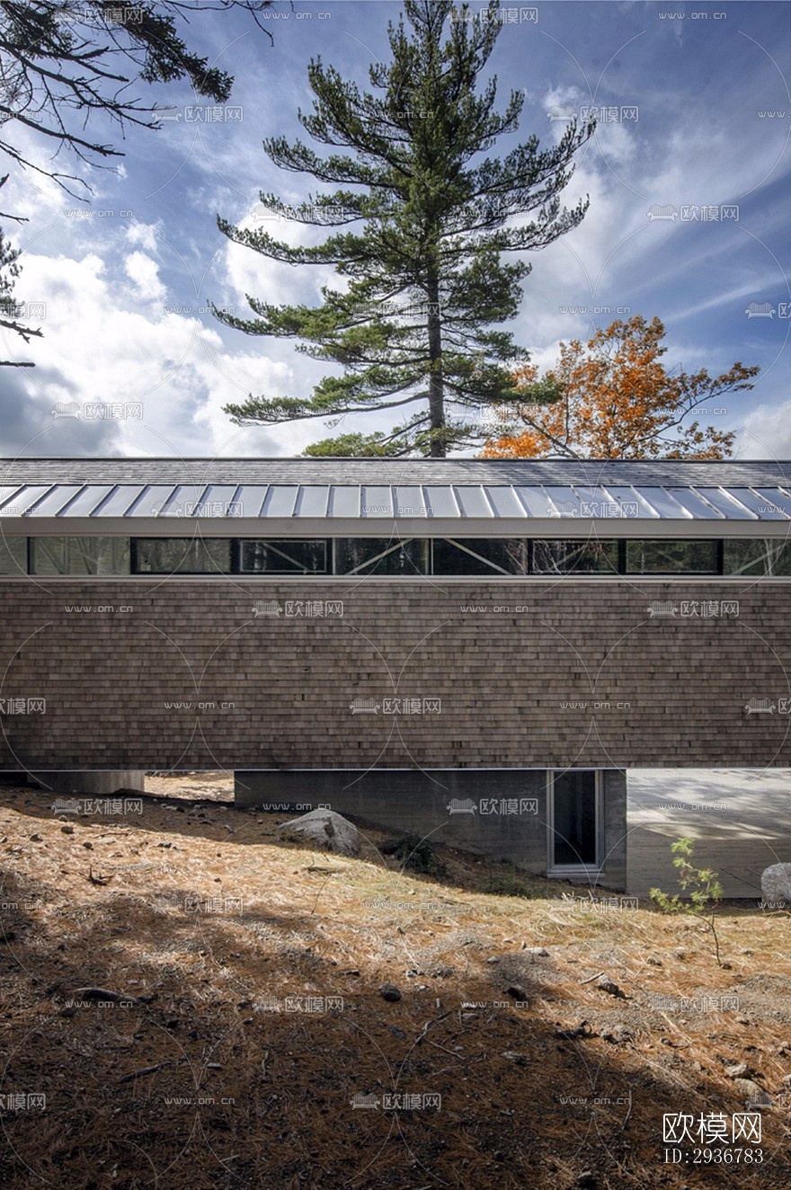 现代居住建筑效果图下载（渲染图17）