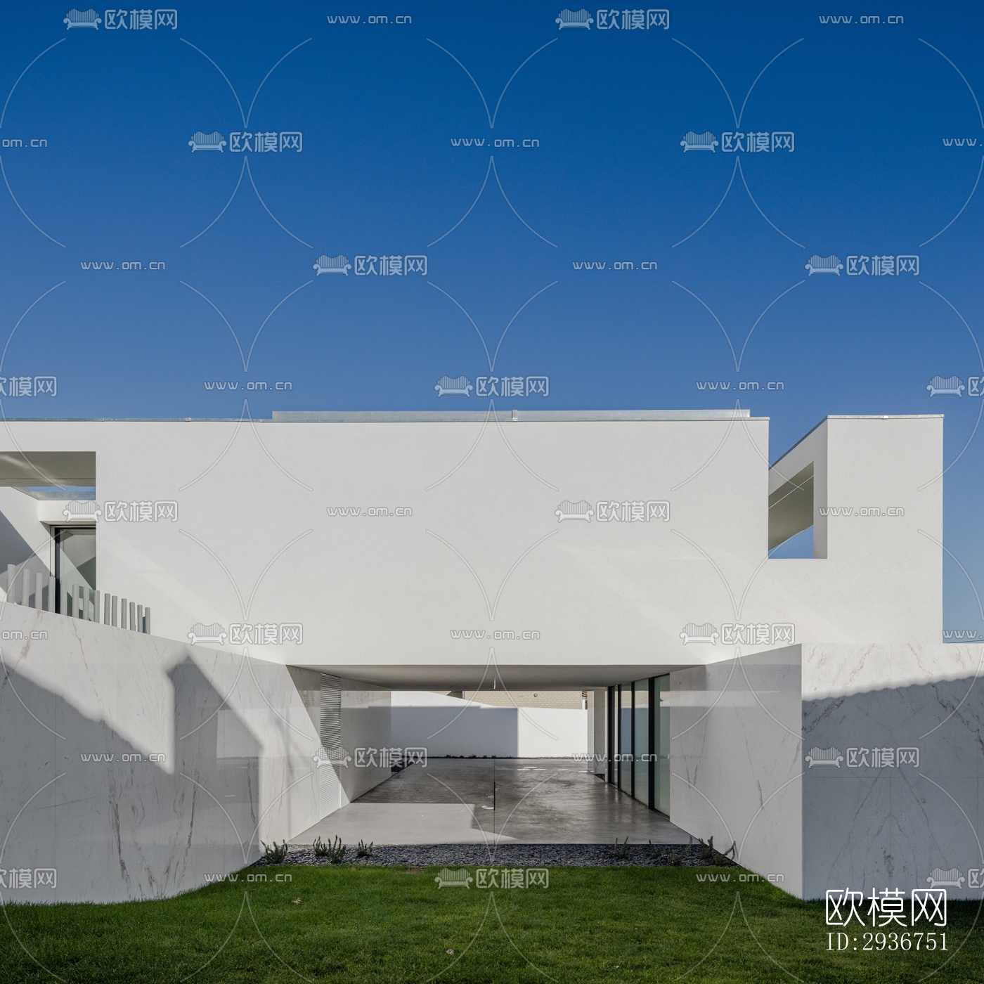 现代居住建筑效果图下载（渲染图5）