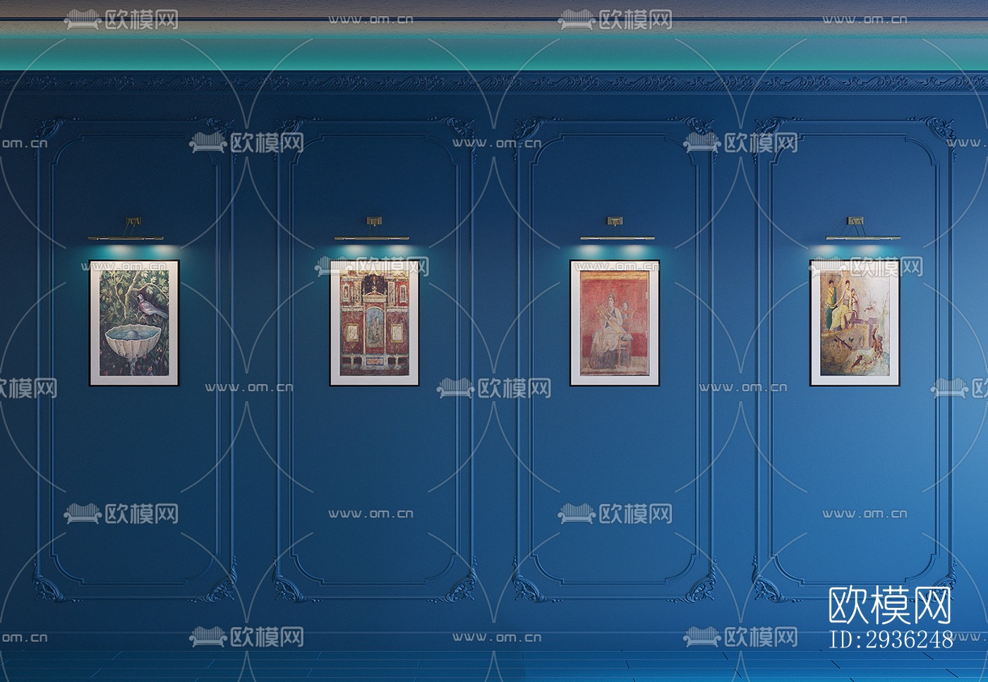 后现代美术博物馆效果图下载（渲染图7）